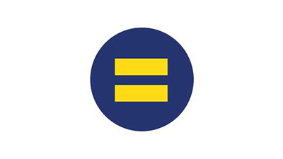 Human Rights Campaign logo.